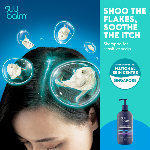 Suu Balm Gentle Moisturising Anti Dandruff Shampoo