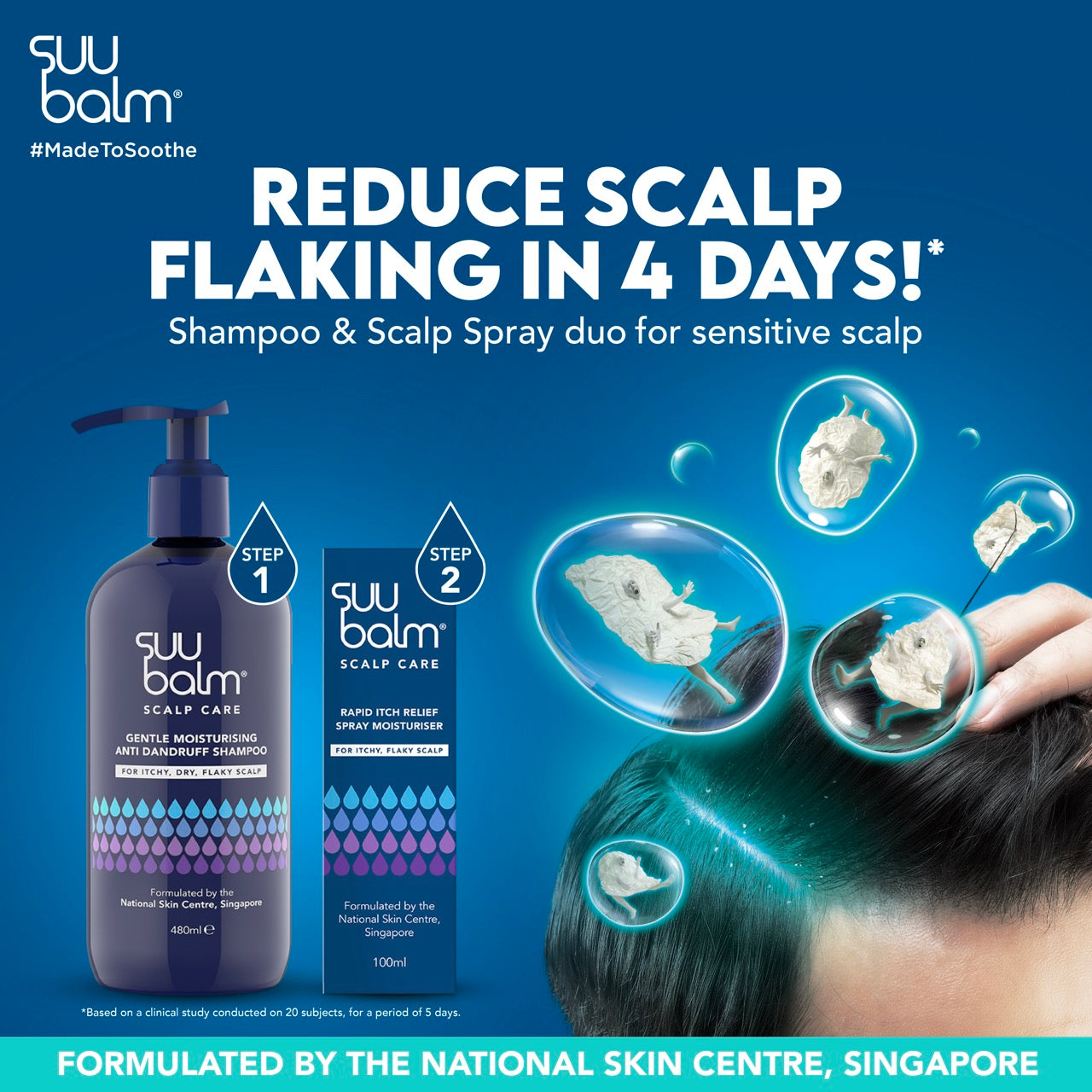 Suu Balm Rapid Itch Relief Scalp Spray Moisturiser